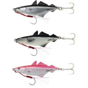 DAM Salt-X Coalfish Casting Jig 8cm 50G Glow Uv Nl