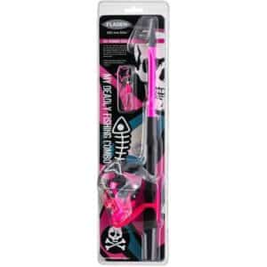 FLADEN Combo Tele spinning combo line spinner 165cm pink