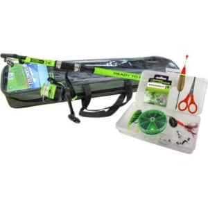 JENZI Tele Ruten Combo Green Concept Ready to fish inklusive Rutentasche