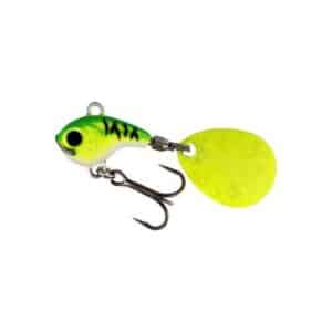 Westin DropBite Tungsten Spin Tail Jig 2cm 13g Chartreuse Ice