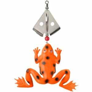 FLADEN Frosch mit Spinnerblatt 13cm 15g hot orange