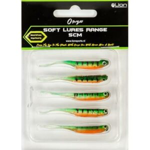 Lion Sports Onyx Natural 5 cm Gummiköder Striped Barsch Fry