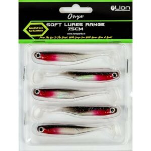 Lion Sports Onyx Natural 7.5 cm Gummiköder Read Head Elritze