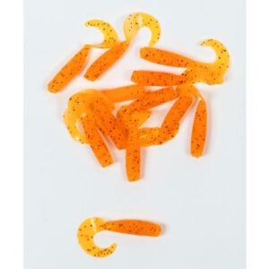 Lion Sports Onyx Lumi Curly Tail Wurm 45 mm 1.2 g Orange