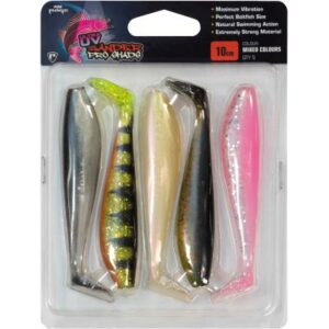 Fox Rage Zander Pro 7.5cm UV mixed colour pack x 5pcs