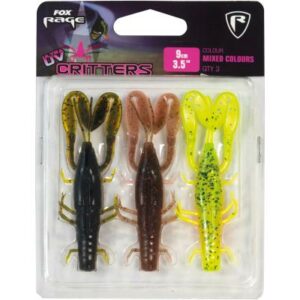 Fox Rage Critter 7cm 2.75" mixed colour pack x 3pcs