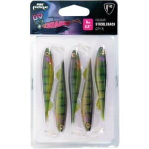 Fox Rage Slick Shad Ultra UV 9cm 3.5" Stickleback x 5