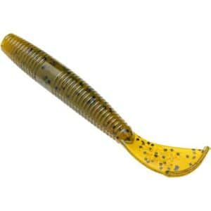 Strike King Rage Ned Cut-R Worm Green Pumpkin 7.5cm