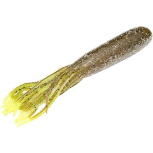 Strike King Tube 4.5 green Pumpkin Chartreuse Tail