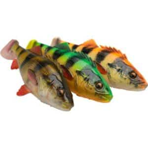 Savage Gear 4D Line Thru Perch Shad 20cm 100g SS 03-Albino