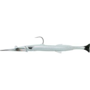 Savage Gear 3D Needlefish Pulsetail 2+1 14cm 12g Pearl White Silver
