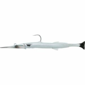 Savage Gear 3D Needlefish Pulsetail 2+1 30cm 105g Pearl White Silver