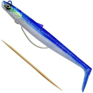 Savage Gear Sandeel V2 Wl 11.5Cm 22G Sinking Blue Pearl Silver 2+1