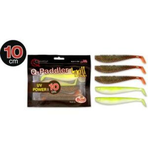 10cm Q-Paddler Power Packs UV 3x magic motoroil 2x citrus shad Krill