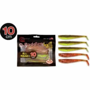 10cm Q-Paddler Allround Mix 3x pumpkinseed chart. 2x appleseed Krill