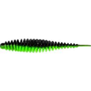 Magic Trout T-Worm 1g I-Tail neon grün/schwarz Knoblauch 6