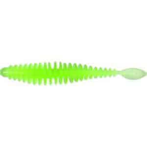 Magic Trout T-Worm 1g P-Tail neon grün Käse 6
