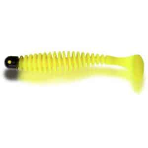 Black Cat 25g 17cm Shad Worm yellow zombie sinkend