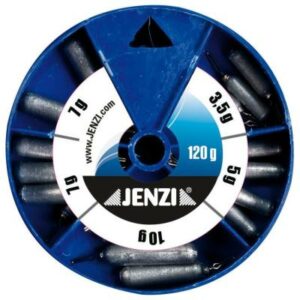 JENZI Drop-Shot Bleisortiment in runden Dosen 120 g Long