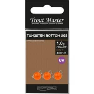 Spro Tungsten Bottom Jigs Black 1g
