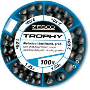 Zebco Bleischrot-Sortiment 100g. grob