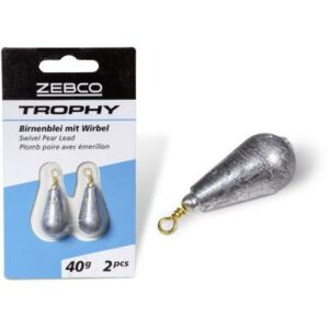 Zebco 3g Trophy Birnenblei mit Wirbel