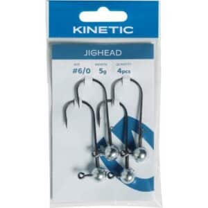 Kinetic Jighead #2/0 10g Zinc 4pcs