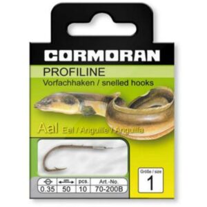 Cormoran PROFILINE Aalhaken brüniert Gr.2 0