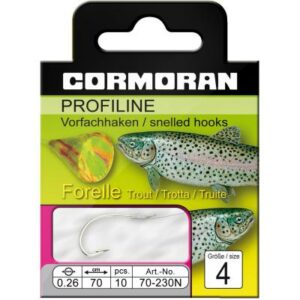 Cormoran PROFILINE Forellenhaken nickel Gr10 0