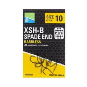 Preston Xsh-B Hooks - Size 12 - Spade End