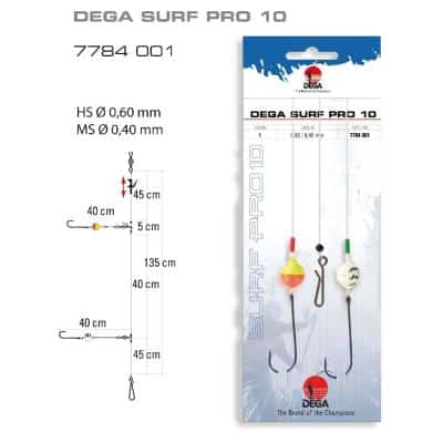 DEGA Brandungsvorfach DEGA-SURF Pro 10