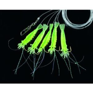 DEGA Shrims-Deluxe Rig-chartreuse