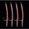 DEGA Gummi-Makk Fluor-rot/Hologr. 8/0