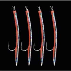 DEGA Gummi-Makk Fluor-rot/Hologr. 8/0