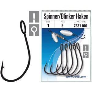 JENZI Spinner/Blinker Einzelhaken Hakengröße 1