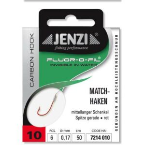 JENZI Matchhaken Gebunden an Fluor Carbon Gr.10 0