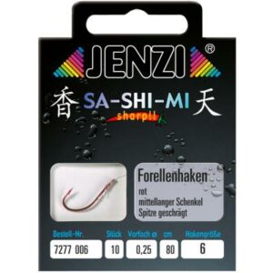 JENZI Forellenhaken SA-SHI-MI Gebunden Gr.6 0