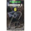 Korda Long Shank X – 10 Stück Size 8