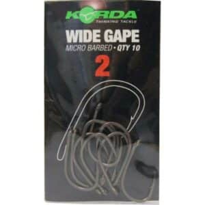 Korda Wide Gape – 10 Stück Size 10