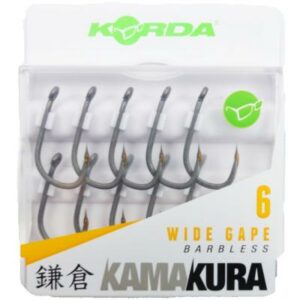 Kamakura Wide Gape Barbless Size 6