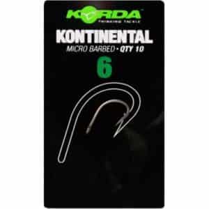 Korda Kontinental size 10 hooks per package Size 2