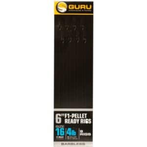 Guru F1 Pellet Stippvorfach 6" #14x8 0.15mm