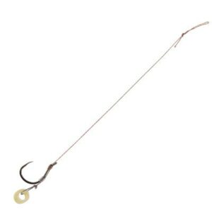 Mikado Method Feeder Rig - With Rubber - #10 / Braided Line 0.12mm/10cm