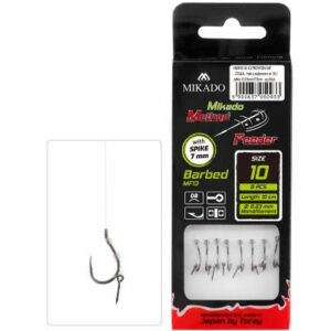 Mikado Method Feeder Rig - With Needle - Haken 10 / Line: 0.23mm/10cm