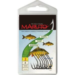 Maruto Maruto Carp Basic Haken mit Öhr gunsmoke Größe 1 SB7