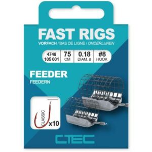 Ctec Fast Rigs Classic Feeder 75cm #8-0.18mm
