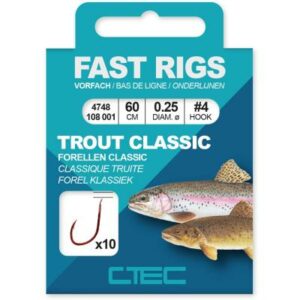 Ctec Fast Rigs Trout Classic 75cm #4-0.25mm