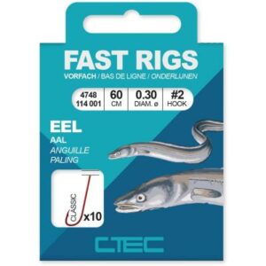 Ctec Fast Rigs Eel Classic 60cm #2-0.30mm
