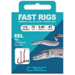 Ctec Fast Rigs Eel Baitholder 70cm #1-0.40mm