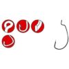 GAMAKATSU HOOK WORM OFFSET EWG NS Gr. 2/0 Haken für Shads und Twister